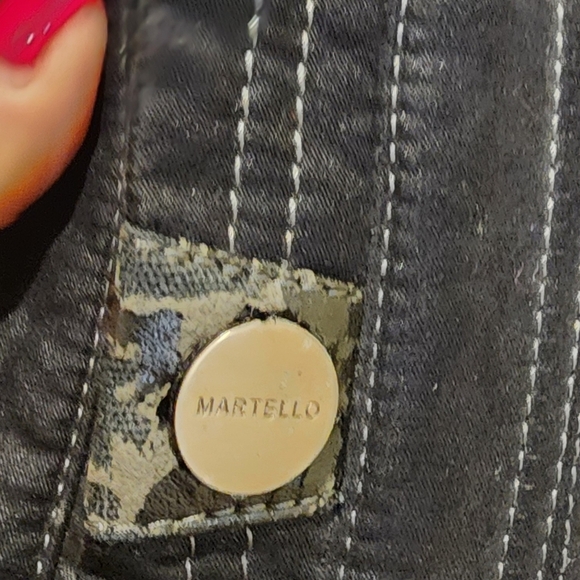 MARTELLO UOMO men's Black Jacket Size L - Picture 6 of 11